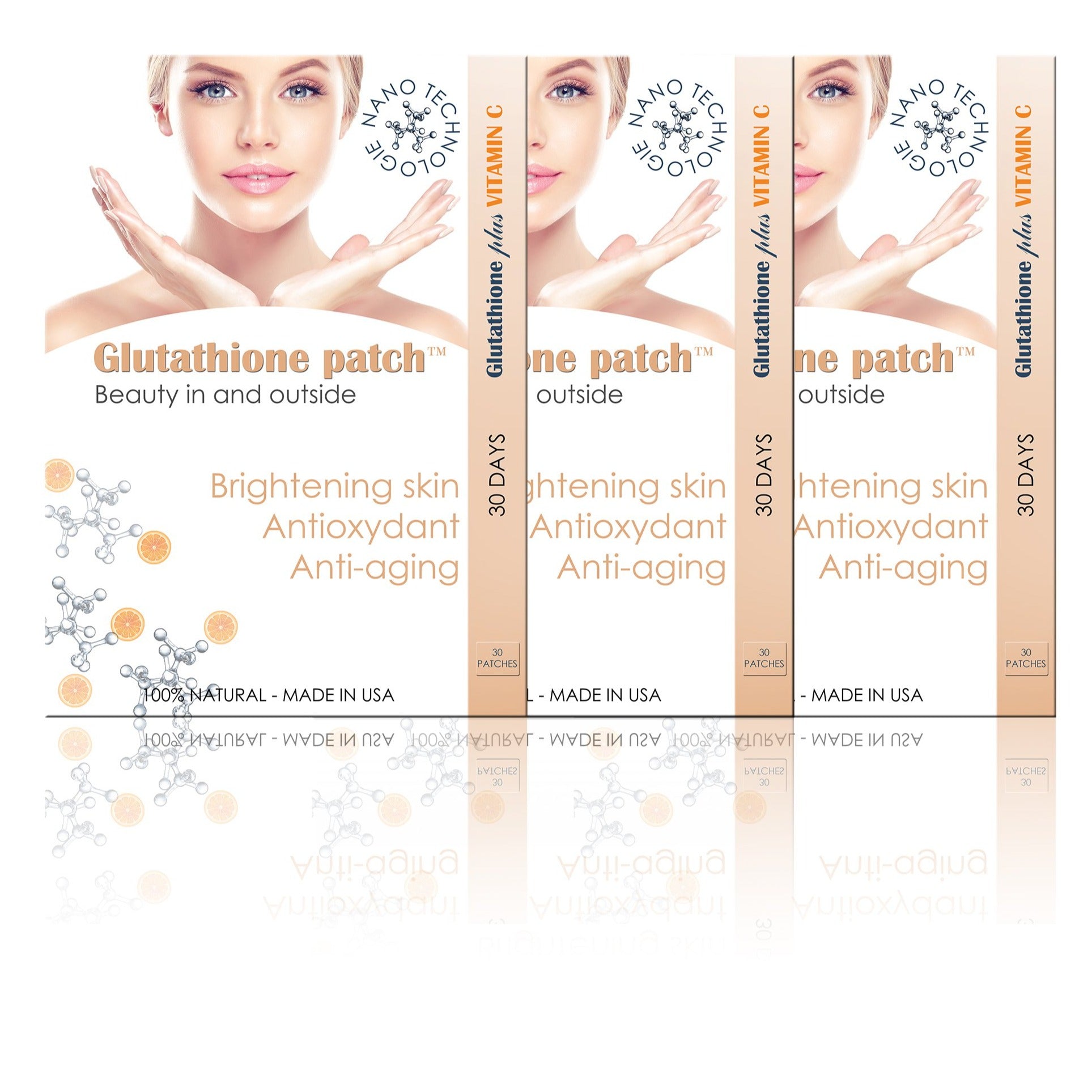 Patch glutathion plus vitamine c claircissant peau antioxydant Glutathione patch Patch glutathion plus vitamine c claircissant peau antioxydant Glutathione patch